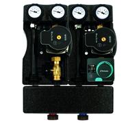 Ensemble groupe hydraulique MODULFIT Premium compact DN20 régulation RA230AC et collecteur - THERMADOR GHDMC20CXSRA230A