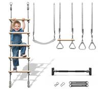 Ensemble gymnastique 5-en-1 hypermotion - aire de jeux intérieur & jardin 100kg