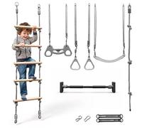 Ensemble gymnastique 6-en-1 hypermotion- aire de jeux maison et jardin- 100kg