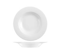Ensemble H&H Neuf 12 Assiettes Creuses, Nouvelle Porcelaine Fine, 21Cm