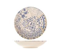 Ensemble H&H Nouveau Alyssa 12 Assiettes Creuses, En Grès, 22 Cm