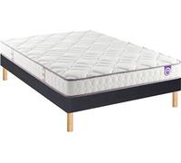 Ensemble Happy Lit-2 x 80 x 200 cm-Anthracite