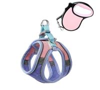 Ensemble harnais et laisse anti-fugue pour chat, style gilet confortable pour une promenade en plein air sûre, harnais réfléchissant réglable pour l'aventure, contrôle facile pour l'entraînement en