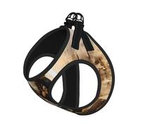 Ensemble harnais et laisse doux imprimé cheval occidental pour animal de compagnie, harnais réglable en maille pour chiots et chats de petite, grande et grande taille