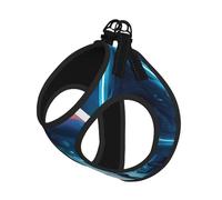 Ensemble harnais et laisse doux pour animal de compagnie, motif science-fiction futur, harnais en maille réglable pour chiots et chats de petite, petite et grande taille