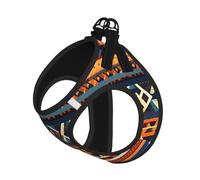 Ensemble harnais et laisse pour chien avec motif national africain, respirant, réglable, anti-fugue pour chats et chiens