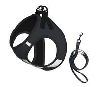 Ensemble harnais et laisse pour chien et chat avec imprimé lama, gilet réfléchissant et réglable pour chiens de petite, moyenne et grande taille