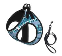 Ensemble harnais et laisse pour chien et chat Motif Dolphins in the sea