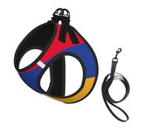 Ensemble harnais et laisse pour chien et chat Motif drapeau de l'Arménie