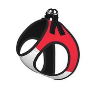 Ensemble harnais et laisse pour chien imprimé drapeau français, gilet respirant et réglable anti-fugue pour chats et chiens