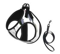 Ensemble harnais et laisse pour chiens de petite, moyenne et grande taille, réfléchissant, réglable, différents types d'appâts de pêche imprimés