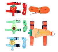 Ensemble Harnais et Laisse pour Lapin, 4 pièces, Anti-évasion, réglable pour Petits Animaux de Compagnie, Marche en Plein air