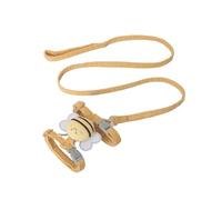 Ensemble harnais et laisse pour petits chiens avec anneau en D en métal réglable, confortable, sangle réfléchissante, 1,2 m, pour la marche, le dressage, les chihuahuas Shih Tzu (B, L)