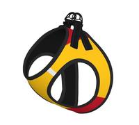 Ensemble harnais et laisse réglable pour chats et chiens, motif drapeau espagnol, gilet en maille avec design réfléchissant, laisse anti-fuite pour petits animaux de compagnie, promenade et dressage