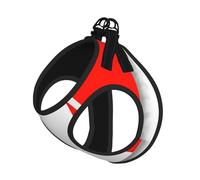 Ensemble harnais et laisse réglable pour chats et chiens, motif drapeau français, gilet en maille avec design réfléchissant, laisse anti-fuite pour petits animaux de compagnie, promenade et dressage