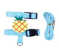 Ensemble harnais et laisse réglables pour petits animaux, furets, cochons, hérissons, décorations de promenade en plein air, harnais et laisse anti-fuite, anti-traction, pas d'étouffement