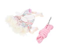 Ensemble Harnais et Vêtements Lapin Rose, Kit Petit Animal Mignon | Coton Doux sans Odeur, Photos Fêtes, Sangle Ajustable pour Lapins Nains et Petits Rongeurs