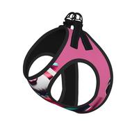 Ensemble harnais réfléchissant pour chien avec imprimé cochon