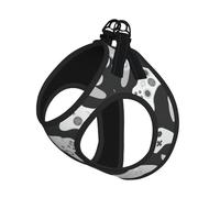 Ensemble harnais réfléchissant pour chien, motif manette de jeu, harnais pour chiot, laisse pour la marche et le dressage