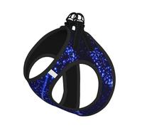 Ensemble harnais réglable avec laisse pour chats et chiens, motif étoile filante, gilet en maille avec design réfléchissant, laisse anti-fuite pour petits animaux de compagnie, promenade et dressage