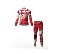 Ensemble haut d'entraînement et legging Löffler Worldcup 25 Rouge 54