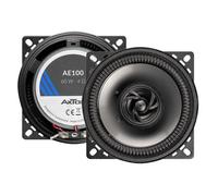 AE100 - Système coaxial 2 Voies 10 cm / 4", Haut-parleurs de Voiture pour Avant ou arrière, système Audio de 60 Watts, Convient également aux Camping-Cars, 1 Paire