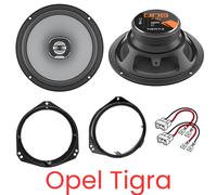 Ensemble haut-parleurs coaxiaux Hertz X165 UNO compatibles pour Opel Tigra Tw...