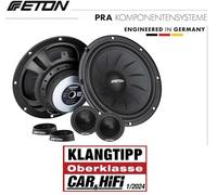 Eton Pra 16 - Système de Composants de 16,5 cm / 6,5", Haut-Parleur de Voiture, système Audio avec 100 W, 1 Paire