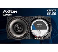 Ensemble haut-parleurs coaxiaux de voiture AXTON AE100 10 cm (4") 2 voies 60 ...