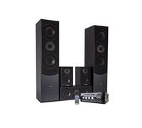 Ensemble Home-Cinéma/Acoustiques Hifi 5 enceintes LTC Audio E1004 Noire 850W + Amplificateur STÉRÉO - USB/BLUETOOTH/SD/FM