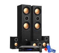 Ensemble Home-Cinéma - Evidence Acoustics EA950-PG - 5 enceintes 850W Ampli 5.2, USB BT FM - 4 x75W, 3 x20W+ Clé USB 32G