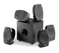 Ensemble home cinéma Focal Sib Evo 5.1 avec caisson de basse - Noir - Canal 5.1 - Polyflex - Filaire