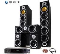 Beng Ensemble Home-cinéma USB HiFi 1240W + ampli 360W + 25M de câble de Liaison