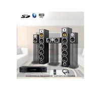 Ensemble Home-cinéma Hifi 1240W + ampli 360W V9B-BK+ATM8000BT + CABLE