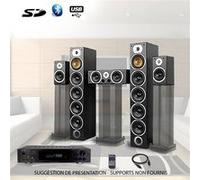Beng Ensemble Home-cinéma HiFi 1240W + ampli 360W V9B-BK+ATM8000BT + Cable