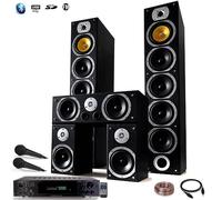 Ensemble Home-cinéma Hifi Karaoké Home SOUND 1240W + ampli 360W + 25M de câble de liaison + 2 Micros