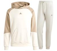 Ensemble Homme Adidas Sweat À Capuche Beige Sportif En Coton S M L XL