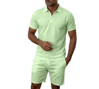 Ensemble Homme Ete Chic, Ensemble Deux pièces décontracté Air Layer Veste et Pantalon Slim fit pour Mariage soirée d’Affaires ou Bal de