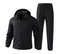 Ensemble Homme Hiver, Jacket Coton Vêtement Complet Tenue de Sport, Sportswear Coupe Survette Pantalon Survêtement, Tenue Survetement Hiver Taille Ensemble Homme, L