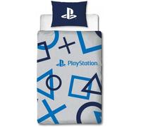 Ensemble housse de couette - Playstation - Blue - Design réversible - 135x200 cm - 100% officiel