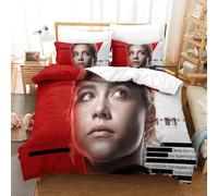 Ensemble Housse De Couette Veuve Noire Parure De Lit Housse De Couette Affiche De Film Simple