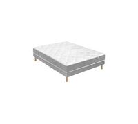 Ensemble hydros mousse hr 35 kg/m3 + sommier base ferme 160x200