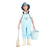 Ensemble Imperméable Complet pour Filles - Tenue de Plage Résistante à la Pluie avec Veste et Pantalon Idéale pour Les Enfants d'Âge Préscolaire (Mint Green, 4-5 Years)