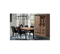 CEDRA - Ensemble Industriel Argentier + Table 230cm Piètement U -
