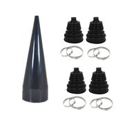 Ensemble inférieur 1 jeu de soufflets de cardan universels en caoutchouc à vitesse constante avec outil de montage conique et clips - Accessoires auto Split Constant Velocity