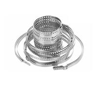 Ensemble inférieur Kit de 24/10 colliers serrage universels en acier inoxydable pour soufflets joint homocinétique d'essieu, réglables 25 à 50 mm ou 120 Jeu de joints-soufflets(24pcs)