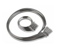 Ensemble inférieur Kit de 24/10 colliers serrage universels en acier inoxydable pour soufflets joint homocinétique d'essieu, réglables 25 à 50 mm ou 120 Split Constant Velocity(10pcs)