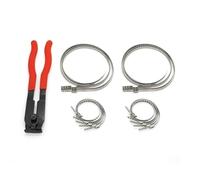 Ensemble inférieur Kit de colliers serrage universels réglables pour soufflet joint homocinétique d'essieu 32-41 mm et 70-127, en acier inoxydable Jeu de joints-soufflets(20Pcs and Tool)