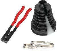 Ensemble inférieur Kit de remplacement pour soufflet cardan fendu en silicone à vitesse constante, cache-poussière, connecteur chenille, adaptateur intérieur Split Constant Velocity(Boot plier)