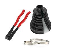 Ensemble inférieur Kit de remplacement pour soufflet cardan fendu en silicone à vitesse constante, cache-poussière, connecteur chenille, adaptateur intérieur Split Constant Velocity(Boot plier)